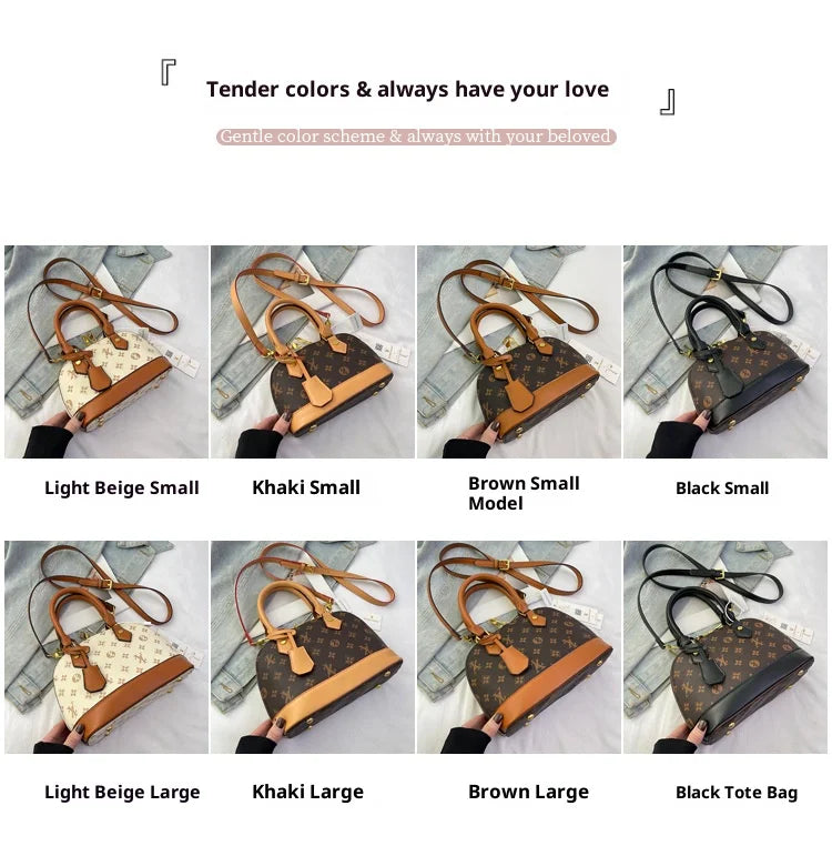 Two-Size Elegant Shoulder Bag