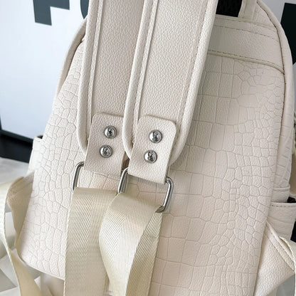 Embroidered Two-Size Backpack