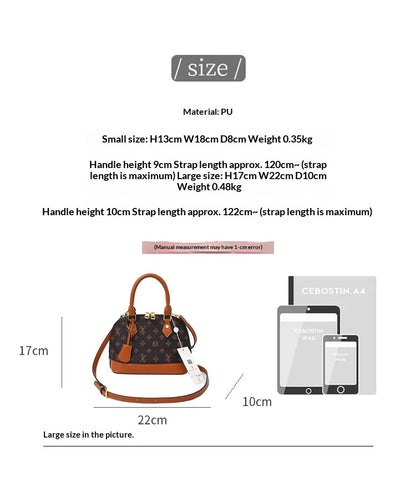 Two-Size Elegant Shoulder Bag