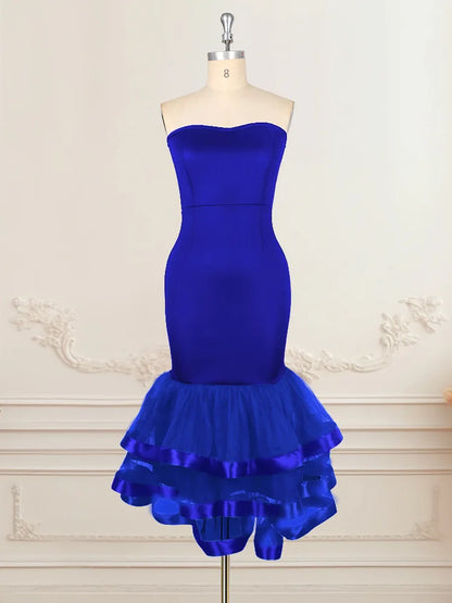 Layered Off-Shoulder Party Dress