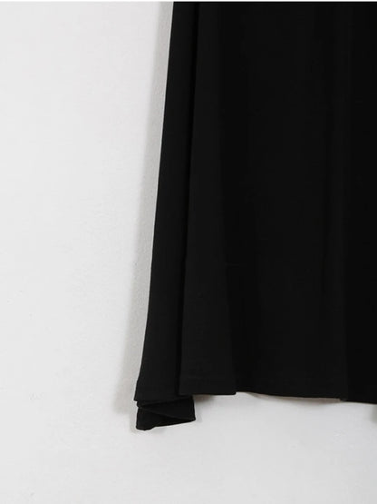 Pink Shirred Satin Midi Skirt