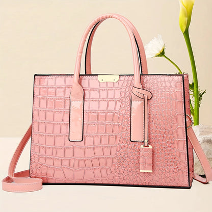 Structured Zip Work Tote