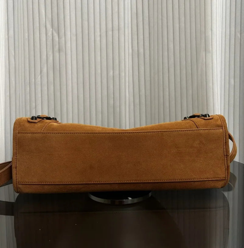 Slouchy Moto Hobo Shoulder Bag