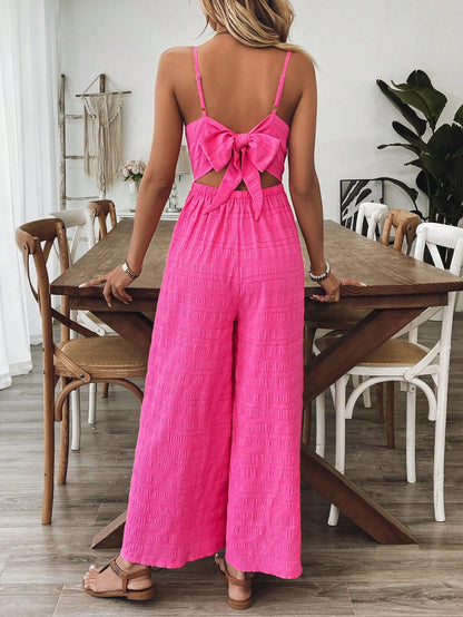 Floral Sling Wide Leg Jumpsuit
