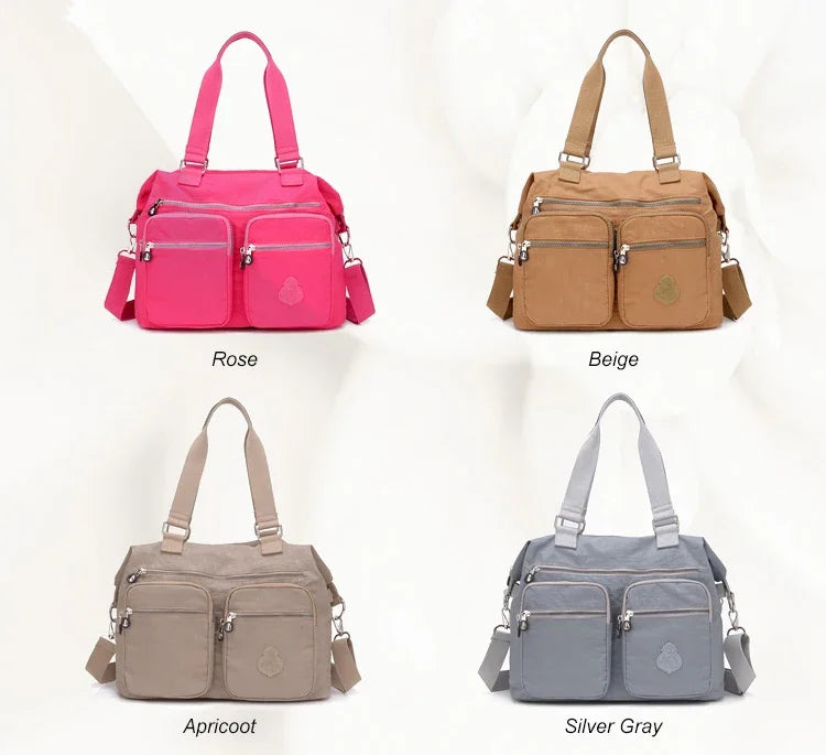 Waterproof Nylon Top-Handle Bag