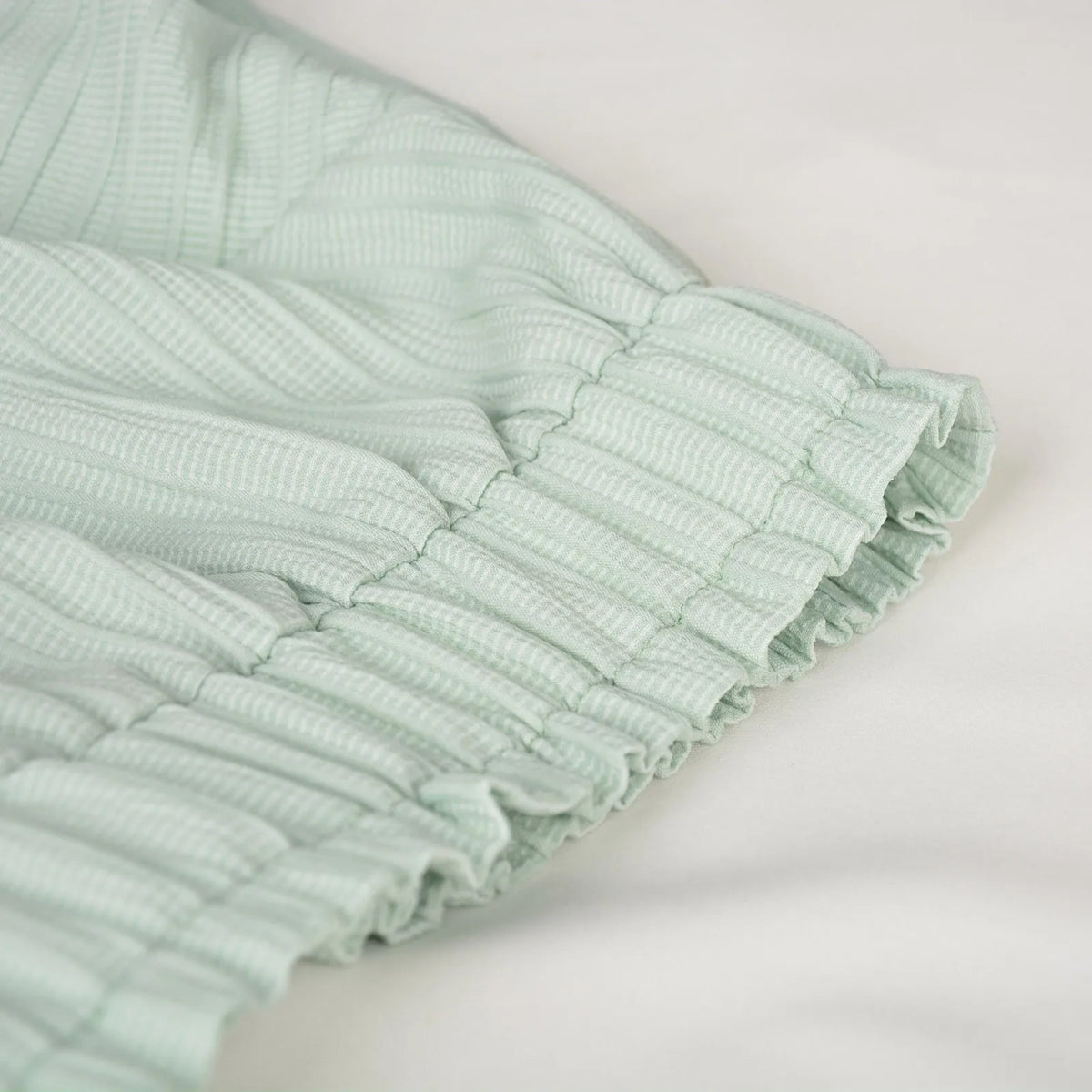 Ruffled Irregular Hem Mini Skirt