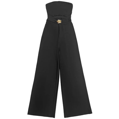 Modal Hollow Out Slim Jumpsuit