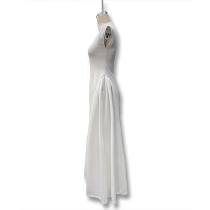 Sleeveless A-Line Evening Dress