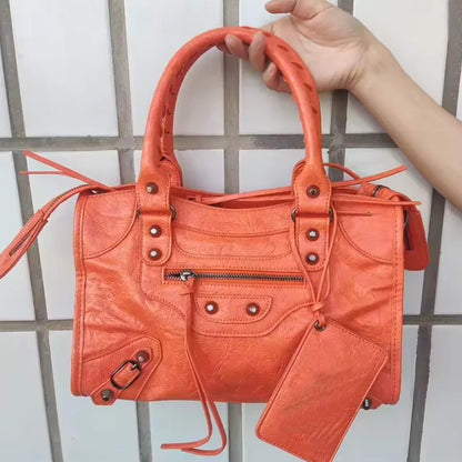 Slouchy Moto Hobo Shoulder Bag