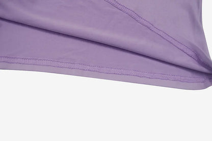 Pleated Tie-Waist Knee Length Dress