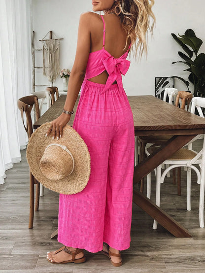 Floral Sling Wide Leg Jumpsuit