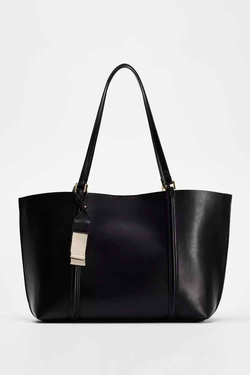 Minimalist Hasp Shoulder Tote