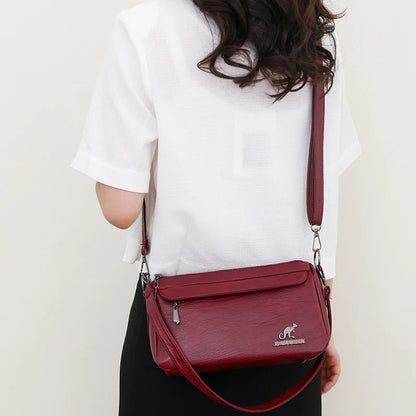 Vintage Two-Handle Satchel Bag