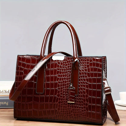 Structured Zip Work Tote