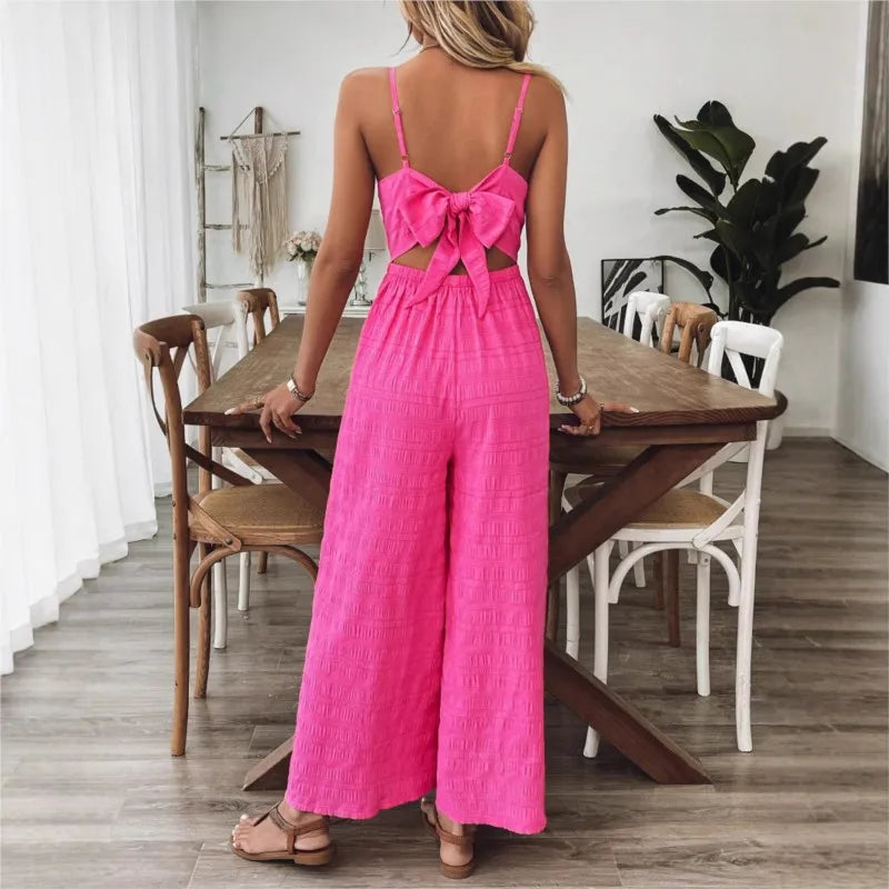Floral Sling Wide Leg Jumpsuit