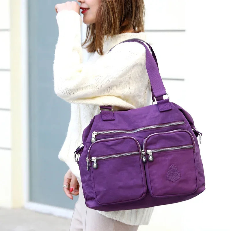 Waterproof Nylon Top-Handle Bag