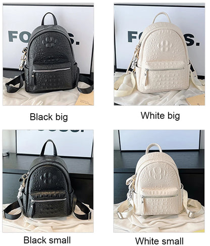 Embroidered Two-Size Backpack