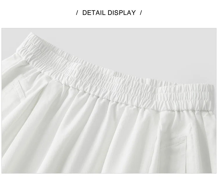Cotton Lyocell Umbrella A-Line Skirt