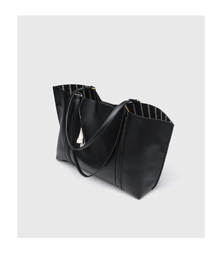 Minimalist Hasp Shoulder Tote