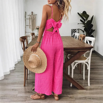 Floral Sling Wide Leg Jumpsuit