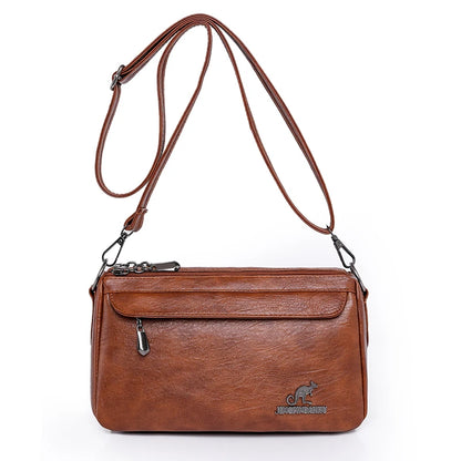 Vintage Two-Handle Satchel Bag