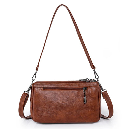 Vintage Two-Handle Satchel Bag