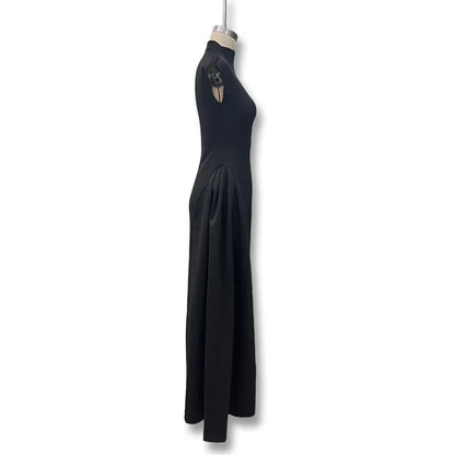 Sleeveless A-Line Evening Dress