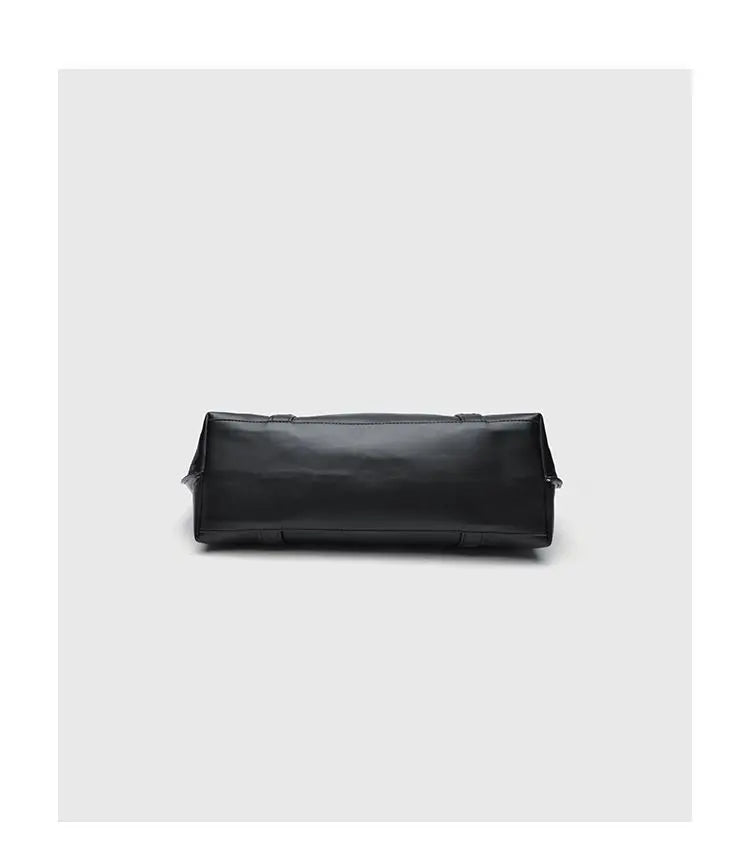 Minimalist Hasp Shoulder Tote