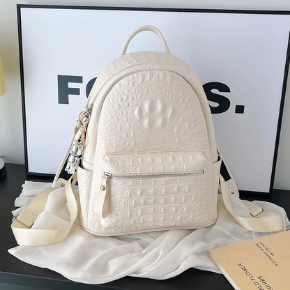 Embroidered Two-Size Backpack
