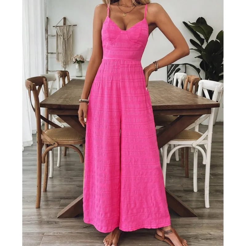 Floral Sling Wide Leg Jumpsuit