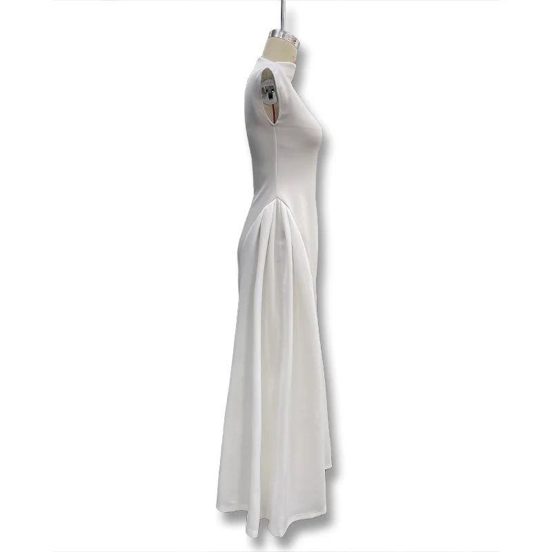Sleeveless A-Line Evening Dress