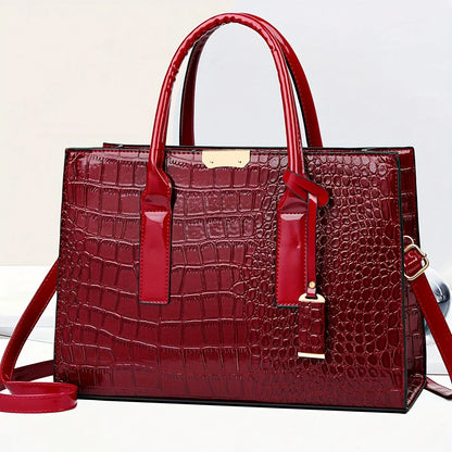 Structured Zip Work Tote