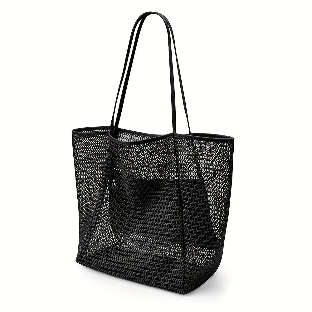 Woven Polyester Beach Tote