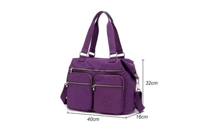 Waterproof Nylon Top-Handle Bag