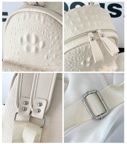 Embroidered Two-Size Backpack