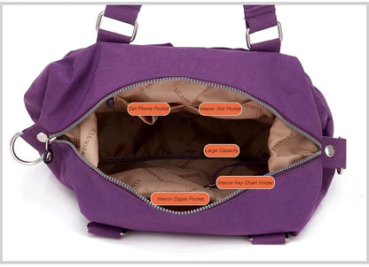 Waterproof Nylon Top-Handle Bag