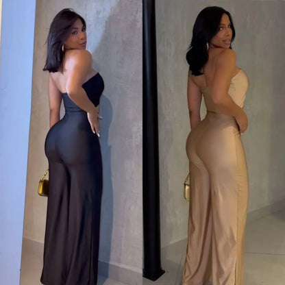 Modal Hollow Out Slim Jumpsuit
