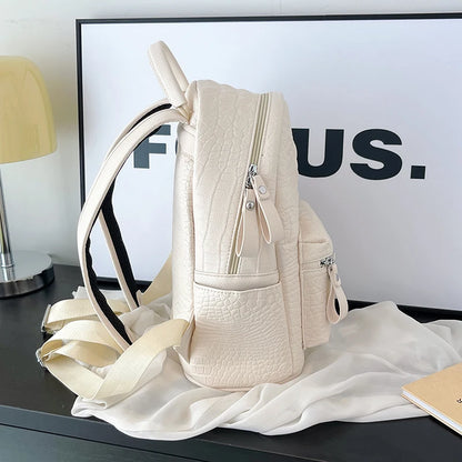 Embroidered Two-Size Backpack