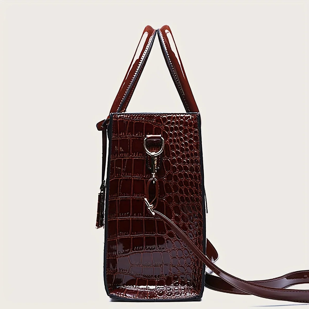 Structured Zip Work Tote