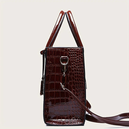 Structured Zip Work Tote