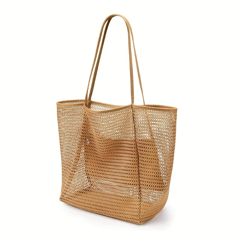 Woven Polyester Beach Tote