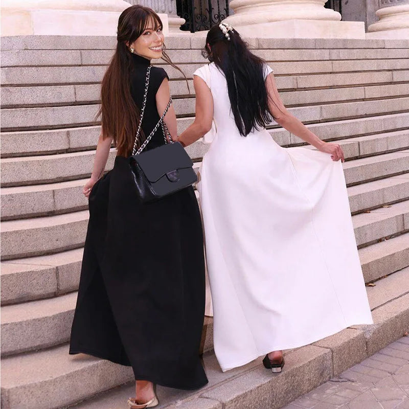 Sleeveless A-Line Evening Dress