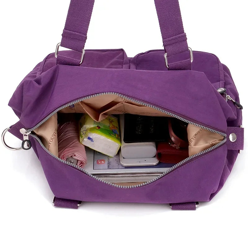 Waterproof Nylon Top-Handle Bag