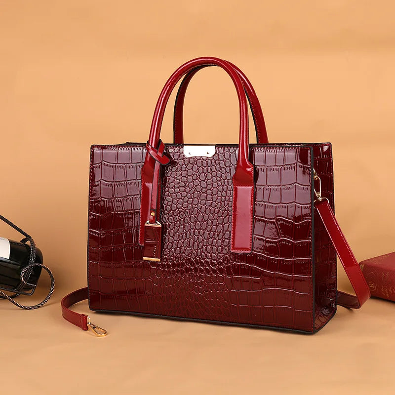 Structured Zip Work Tote