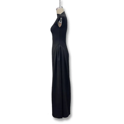 Sleeveless A-Line Evening Dress