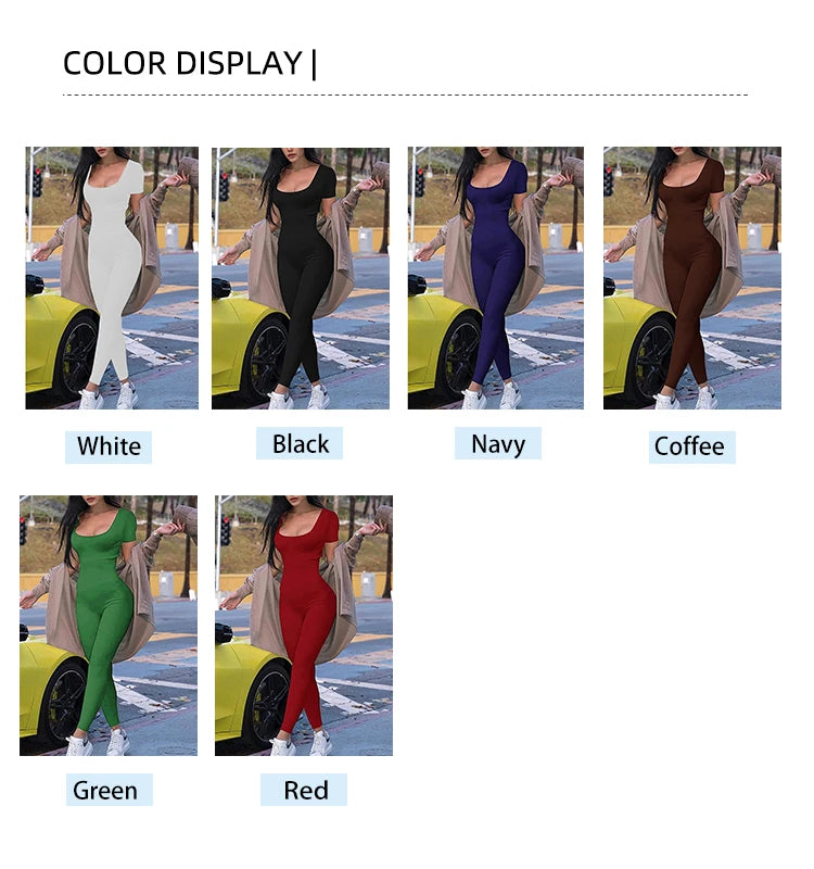 Short Sleeve Bodycon Romper