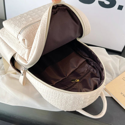 Embroidered Two-Size Backpack