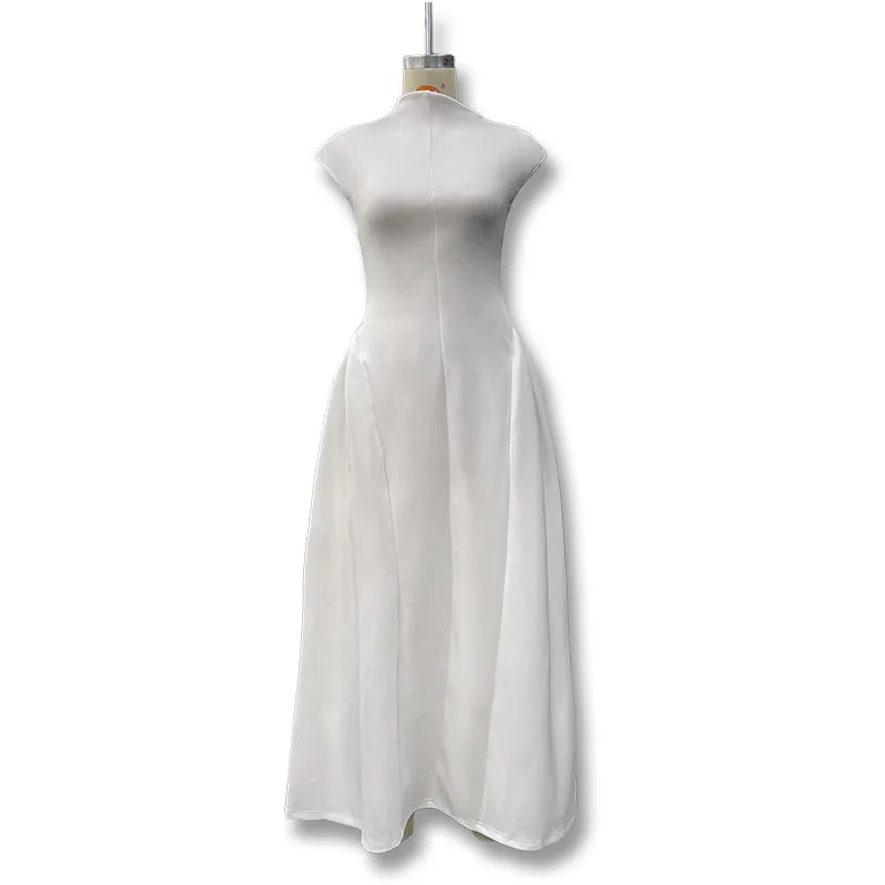 Sleeveless A-Line Evening Dress
