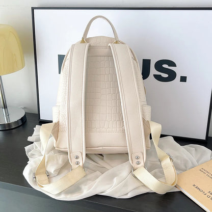 Embroidered Two-Size Backpack