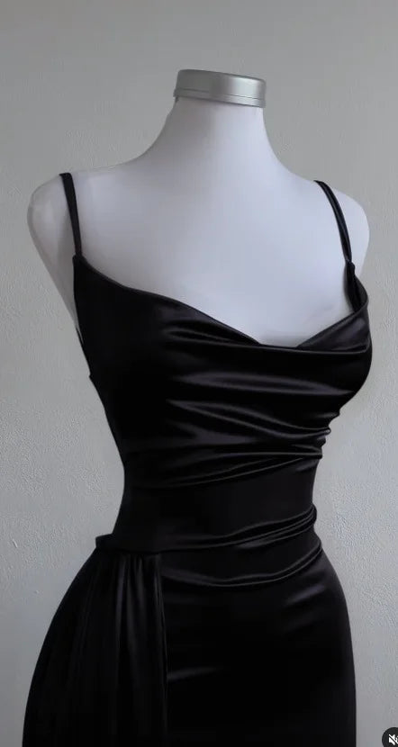 Backless Slash Neck Evening Dress